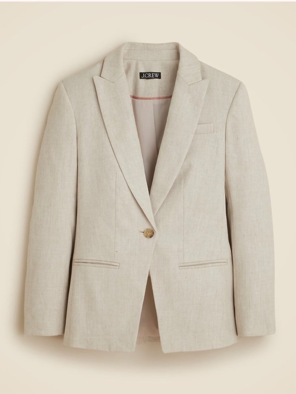 J. Crew Linen Blend Alexandra Blazer